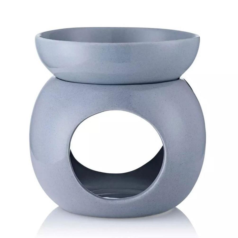 Ava May Grey Round Wax Melt Warmer £5.39